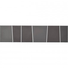 Керамогранит матовая Trencadis 137022 Guell Basalt 28x7 10мм  черный WOW