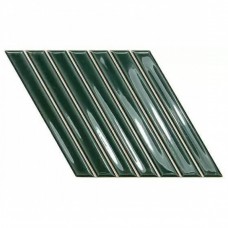 Керамическая плитка глянцевая Spike Bars 135016 A Royal Green Gloss 26x15 10.5мм  бирюзовый WOW