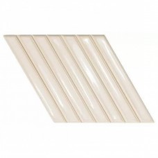 Керамическая плитка глянцевая Spike Bars 135011 A Deep White Gloss 26x15 10.5мм  бежевый WOW
