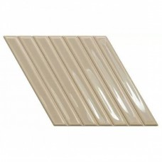 Керамическая плитка глянцевая Spike Bars 135012 A Greige Gloss 26x15 10.5мм  бежевый WOW