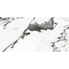 Керамогранит глянцевая Marble P19707.3 Panda White Polish Rec 120x60 8.2мм  белый Yurtbay