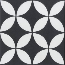 Керамогранит матовая Stamp S17612.6 Black Matte 20x20 9мм  черный Yurtbay