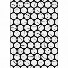 Керамическая плитка глянцевая Помпеи 7 Настенная Тип 1 40x28 9мм  белый Керамин