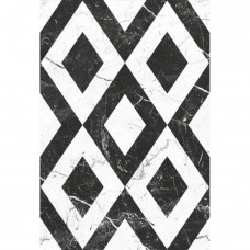 Панно глянцевая Помпеи 40x28 9мм  белый Керамин