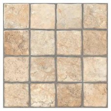 Керамогранит матовая Карфаген 3 Светло-Бежевый 40x40 8мм  бежевый Керамин