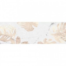 Декор глянцевая Илиада 3Д 90x30 10.5мм  бежевый Керамин