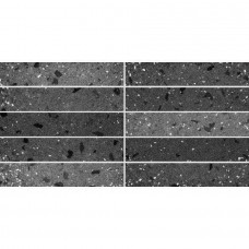 Керамическая плитка матовая Морена 2 черный 60x30 8.5мм  Керамин
