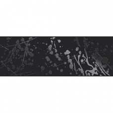 Керамическая плитка матовая Strato Negro Dec 71x25 9.8мм  черный Керлайф