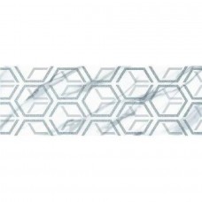 Декор глянцевая Royal Blu Orion 70x24 8мм  белый Керлайф