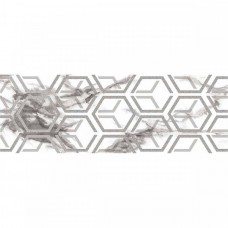 Декор глянцевая Royal Bianco Orion 70x24 9.5мм  белый Керлайф