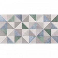 Керамическая плитка матовая Roma Multicolor 63x32 9.5мм  синий Керлайф