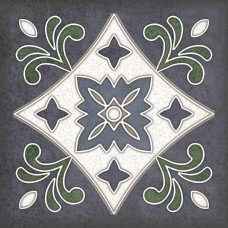 Декор матовая Smalto 924215 Decor 3 Blu 15x15 7мм  многоцветный Керлайф