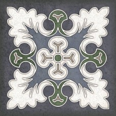 Декор матовая Smalto 924211 Decor 1 Blu 15x15 7мм  многоцветный Керлайф