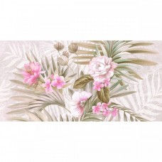 Керамическая плитка матовая Livorno Fiori 1 63x32 10мм  бежевый Керлайф