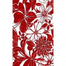 Декор глянцевая Кураж-2 09-00-45-084-0 Жаклин красный 40x25 8мм  Нефрит Керамика