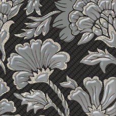 Декор глянцевая Катрин 04-01-1-10-03-04-1451-0 черный 50x25 9мм  Нефрит Керамика