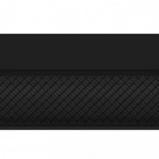 Бордюр глянцевая Катрин 13-01-1-25-43-04-1451-0 Объемный черный 25x15 10.5мм  Нефрит Керамика