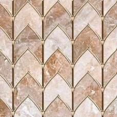 Декор глянцевая Лия 04-01-1-18-03-11-1238-0 бежевый 60x30 9мм  Нефрит Керамика