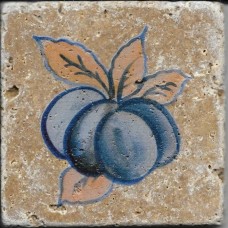 Декор матовая Toscana Десерт №4 10x10 10мм  коричневый Плитка Антика