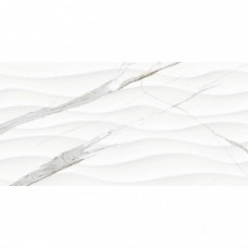 Керамическая плитка глянцевая Махаон TP3604SWAY Рельеф Ректификат 60x30 8.5мм  белый Тянь-Шань