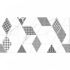 Декор глянцевая Дамон TP3628H2 Ромбы Ректификат 60x30 8.5мм белый Тянь-Шань Декор глянцевая Дамон TP3628H2 Ромбы Ректификат 60x30 8.5мм белый Тянь-Шань