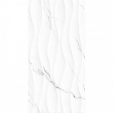 Керамическая плитка глянцевая Галатея TP3601SWAY Рельеф Ректификат 60x30 8.5мм  белый Тянь-Шань