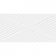 Керамическая плитка глянцевая Ликаон TP3600AY2 Рельеф 2 (волна) глянец 60x30 8.5мм  белый Тянь-Шань