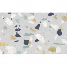 Керамическая плитка матовая Конфетти 10100001204 Микс Низ 03 40x25 8мм  белый Шахтинская плитка