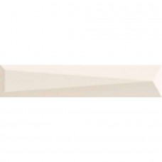 Керамическая плитка матовая Up 192084 Lingotto Bone Matte 25x5 15мм  белый Ava Ceramica