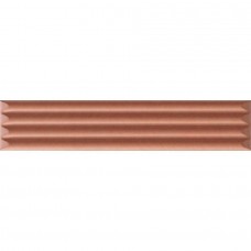 Керамическая плитка глянцевая Up 192135 Cannettato Avana Glossy 25x5 9мм  коричневый Ava Ceramica