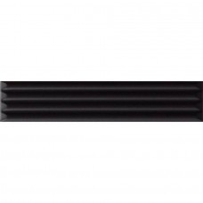 Керамическая плитка глянцевая Up 192132 Cannettato Black Glossy 25x5 9мм черный Ava Ceramica Керамическая плитка глянцевая Up 192132 Cannettato Black Glossy 25x5 9мм черный Ava Ceramica