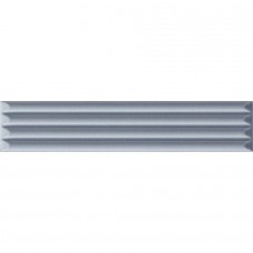 Керамическая плитка матовая Up 192127 Cannettato Blue Matte 25x5 9мм  голубой Ava Ceramica