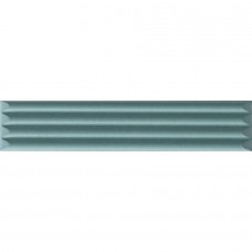 Керамическая плитка матовая Up 192126 Cannettato Green Matte 25x5 9мм  зеленый Ava Ceramica