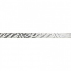 Бордюр глянцевая Андалусия Листья I 50x4 8мм  белый Axima
