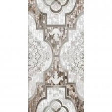 Декор глянцевая Венеция D Бежевая 60x30 9мм  серый Axima