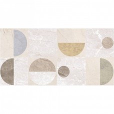 Керамическая плитка матовая Андорра Геометрия 60x30 9мм  бежевый Axima