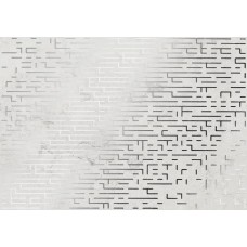 Декор матовая Риоса D1 Серая 40x28 9мм  серый Axima