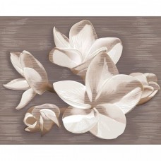 Панно сатинированная Amati 584192003 Plumeria Alba (к-т 2 шт) 51x40 9мм  коричневый Azori