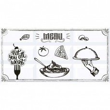 Декор глянцевая Вог 583012014 Vogue Breakfast 4 41x20 9мм  черный Azori