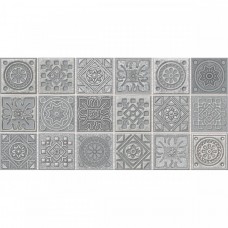 Декор матовая Grazia 585582001 Grey Nefertiti 41x20 8мм  серый Azori