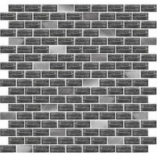 Декор сатинированная Devore 707423009 30x30 9мм  черный Azori