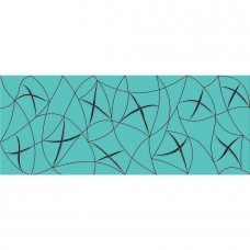 Декор глянцевая Vela 587102001 51x20 9мм  бирюзовый Azori