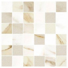 Мозаика матовая Calacatta Royal 588143001 Mosaic 30x30 9.5мм  бежевый Azori