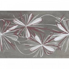 Декор матовая Sonnet 587902001 Grey Flower 51x20 8мм  серый Azori
