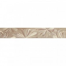 Бордюр матовая Sonnet 587891001 Beige Flower 51x6 8мм  бежевый Azori