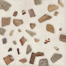 Керамическая плитка матовая Ebri Terrazzo Wood 15x15 8мм  бежевый Azori