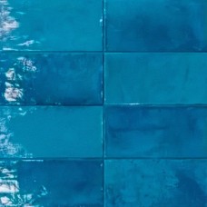 Керамическая плитка глянцевая Poetri Colors PF60011531 Blue N 15x8 8.5мм  синий ABK