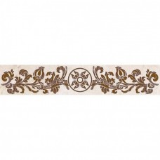 Бордюр глянцевая Калинка 05-01-1-76-03-15-650-0 40x8 9мм  коричневый Belleza