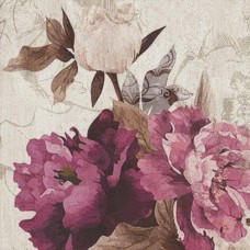 Керамическая плитка матовая Кэрол 00-00-5-10-00-11-683 Бежевая с рисунком 50x25 8мм  бежевый Belleza