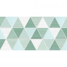 Декор глянцевая Блум 04-01-1-08-03-71-2340-0 Бирюзовый 40x20 8.5мм  зеленый Belleza